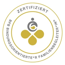 Siegel: Zertifizierte BFB bindungsorientierte Familienbegleiterin