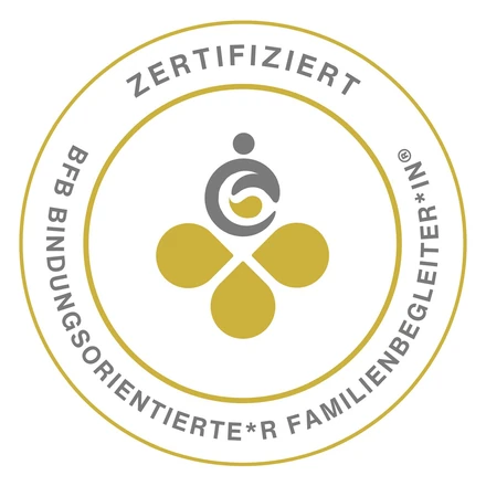 Siegel: Zertifizierte BFB bindungsorientierte Familienbegleiterin des BFB Instituts